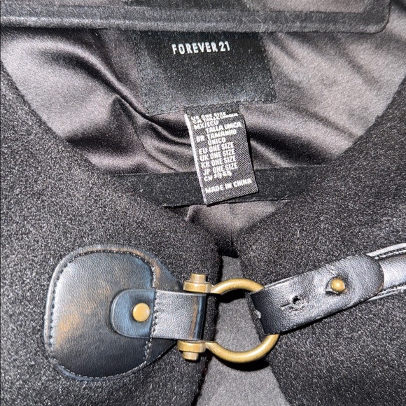 Forever 21 Black Cape Coat - Picture 14 of 14